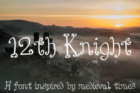12th Knight: A Display Font with Medieval Soul and Modern Flow