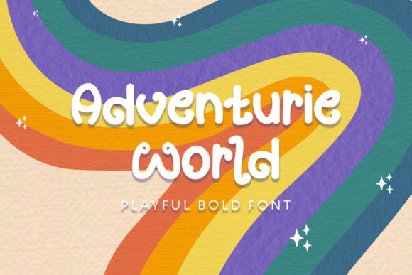 Adventurie World: A Display Font That Makes Joy Instantly Readable