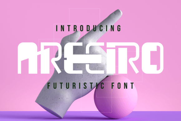 Areeiro: A Futuristic Display Font That Elevates Real Branding
