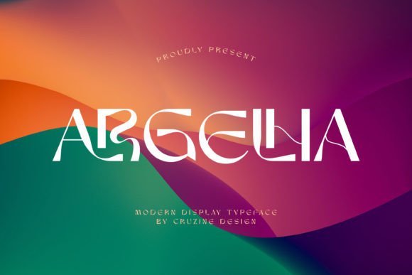 Argelha: A Retro Display Font for Bold Digital Identity