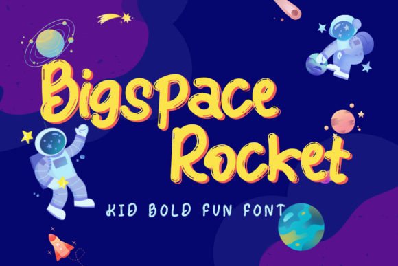 Bigspace Rocket: A Display Font That Makes Your Brand Feel Friendly & Polished