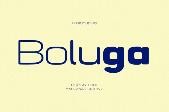 Boluga: A Display Font That Cuts Through the Feed