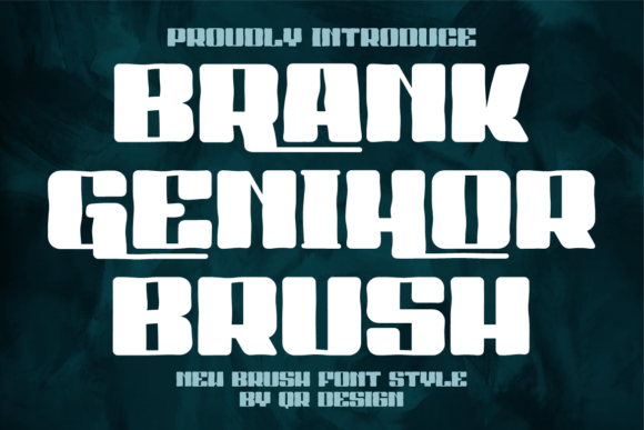 Brank Genihor Brush: A Bold Display Font That Elevates Digital Headlines