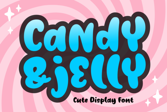 Candy and Jelly: A Playful Display Font for Editorial Energy