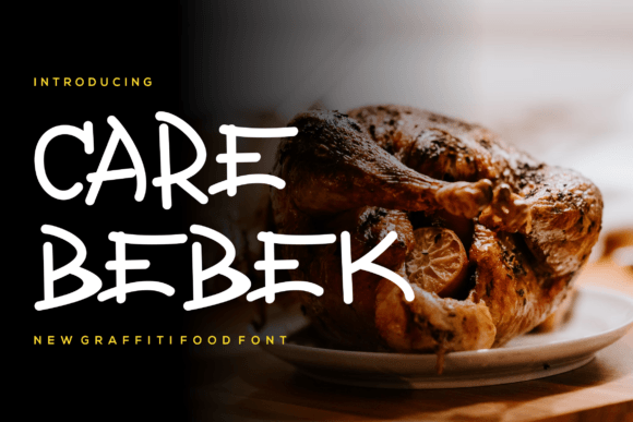 Care Bebek: A Bold Display Font That Sells Your Handmade Goods