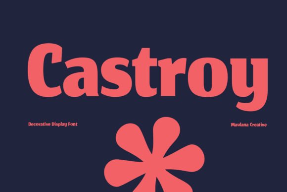Castroy: A Display Font That Cuts Through the Feed