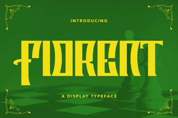 Fiorent: A Display Font That Breathes Elegance Into Editorial Design