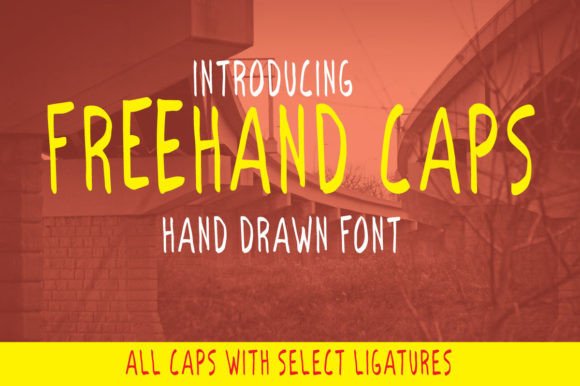 Freehand Caps: A Display Font That Makes Your Headlines Pop