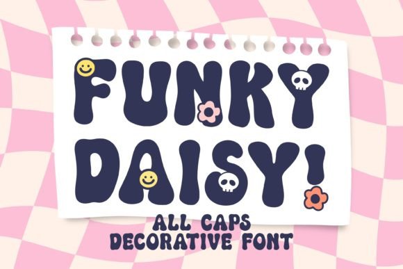 Funky Daisy: A Retro Display Font That Brings Playful Energy to Real Branding