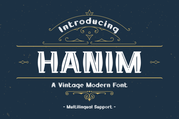 Hanim: A Display Font That Makes Your Brand Feel Intentional