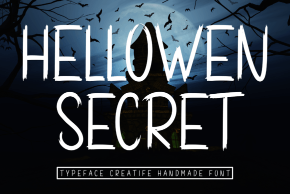 Hellowen Secret: A Sweet Display Font for Handmade Charm