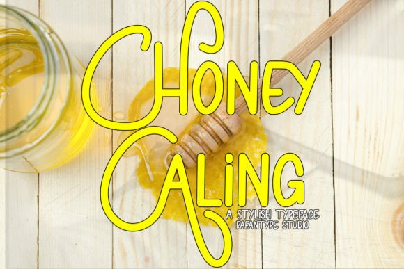Honey Aling: A Playful Display Font for Distinctive Web Identity