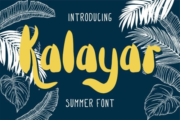 Kalayar: A Playful Display Font That Brings Energy to Real Branding