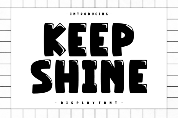 Keep Shine Display Font for Handmade Creators