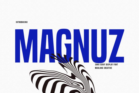 Magnuz: A Clean, Sophisticated Display Font for Crafters & Sellers