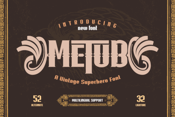 Metub: A Display Font That Anchors Your Editorial Voice