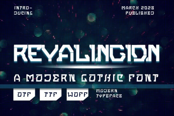 Revalingion: A Futuristic Display Font That Elevates Digital Branding