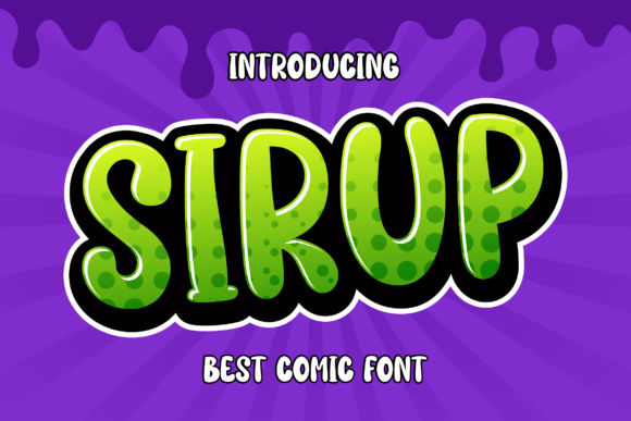 Sirup: A Bold Display Font That Elevates Digital Branding