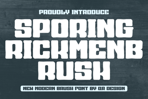 Sporing Rickmen Brush: The Display Font That Makes Your Headlines Stop Scrollers