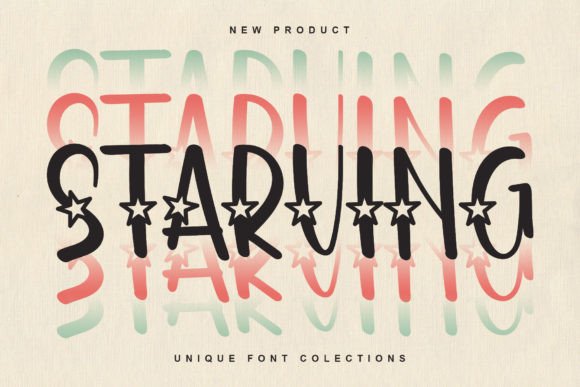 Starving Font: A Sweet, Playful Display Typeface for Small Business Branding