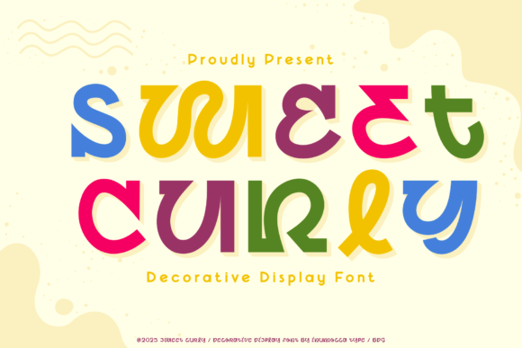 Sweet Curly: A Display Font That Adds Charm to Real Business Branding