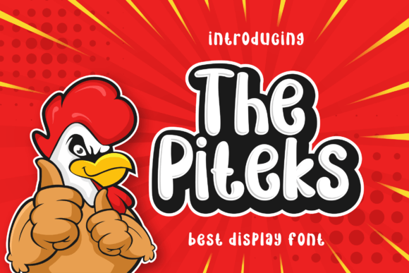 The Piteks: A Bold, Authentic Display Font for Real Branding
