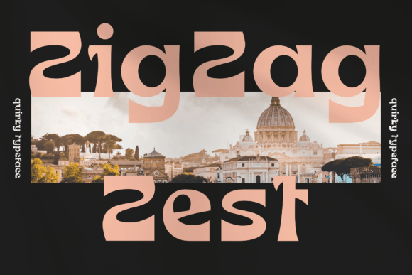 Zig Zag Zest: A Playful Display Typeface for Joyful Headlines